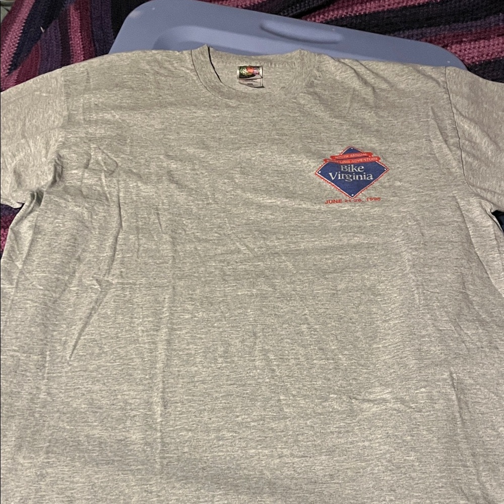 Vintage Civil War Virginia Bike Ride Shirt